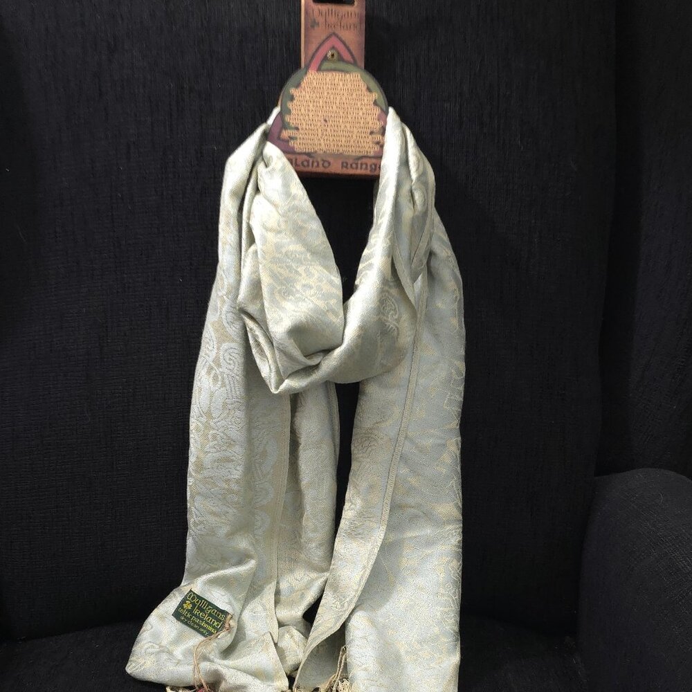Mulligans Ireland Celtic Pashmina Wool Silk Blend Scarf
